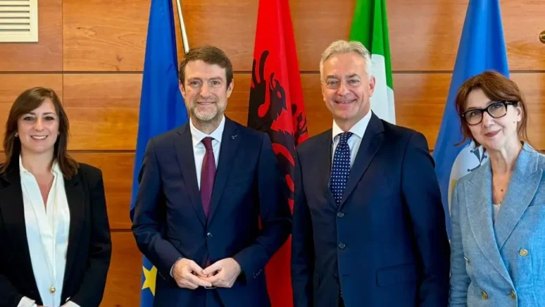 Gallo riceve il ministro per l’Europa dell’Albania Ferit Hoxha