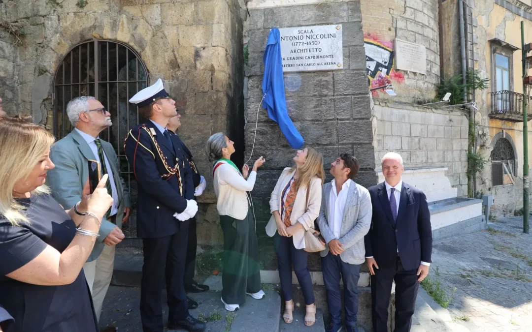 Napoli, intitolata la scala “Antonio Niccolini” a Capodimonte