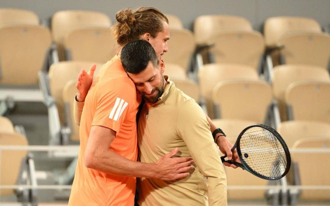 Djokovic, messaggio a Zverev dopo il Roland Garros: “Felice per te, meriti questo successo”