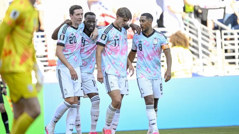 Doppio De Ketelaere e Lukaku: il Belgio batte gli Usa 4-1 ed è ai quarti