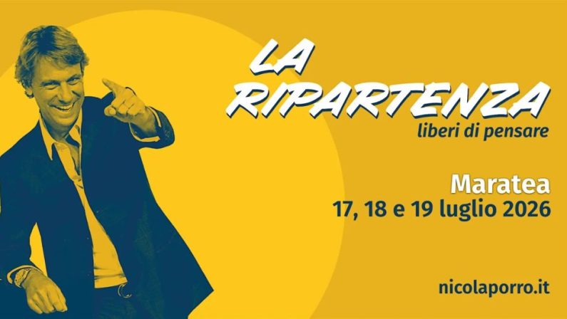 “LaRipartenza, liberi di pensare”, dal 17 al 19 luglio a Maratea l’11^ edizione