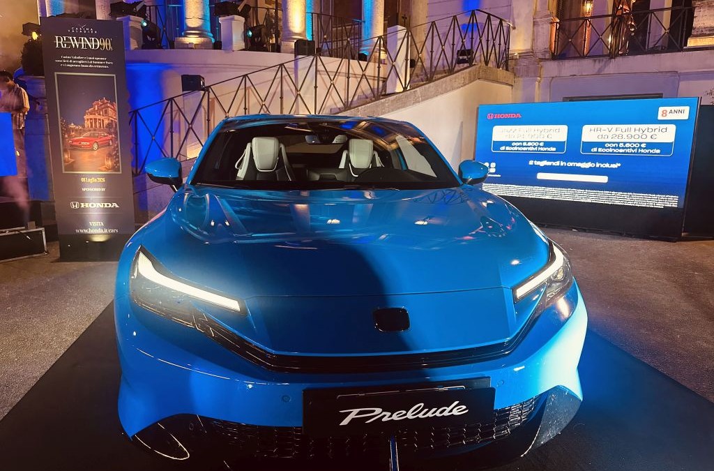 Honda protagonista a Roma al Summer Party di Villa Borghese a tema “rewind ’90s”