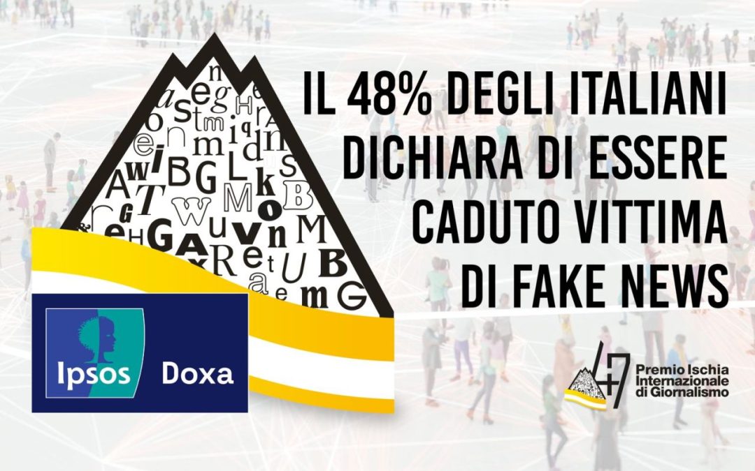 Al Premio Ischia i risultati Ipsos Doxa, il 48% degli italiani vittima di fake news