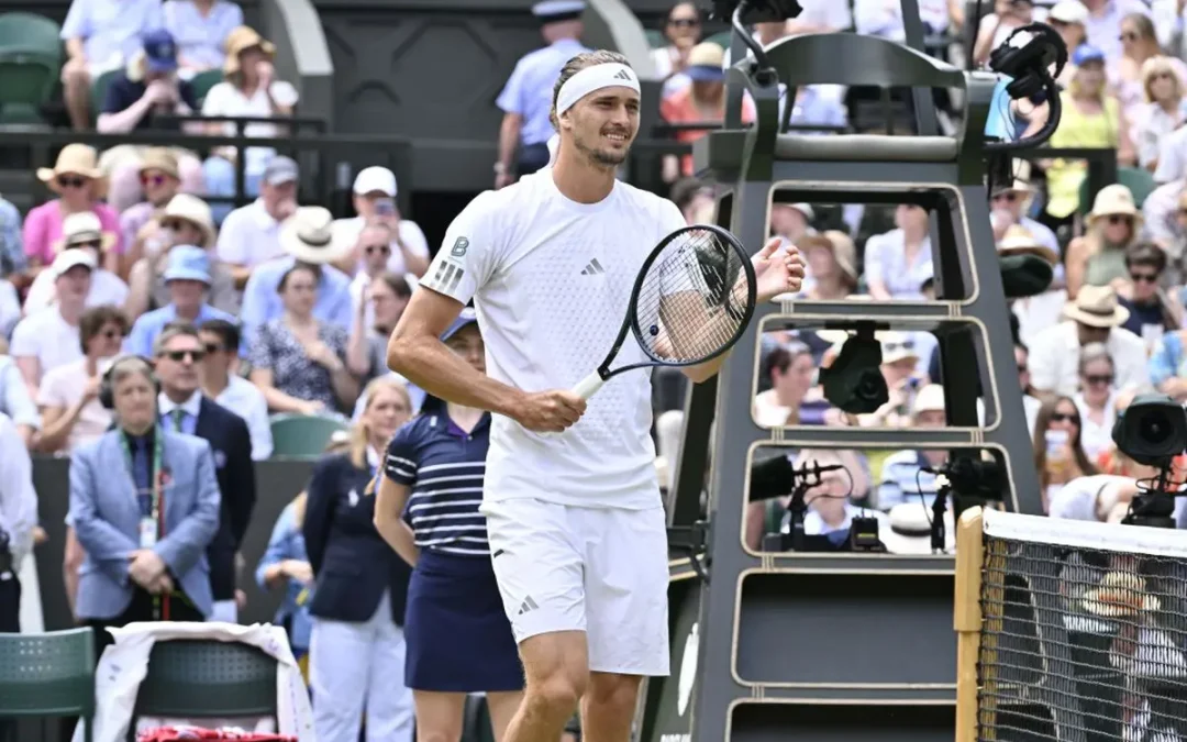 Zverev piega Fery e vola in finale a Wimbledon