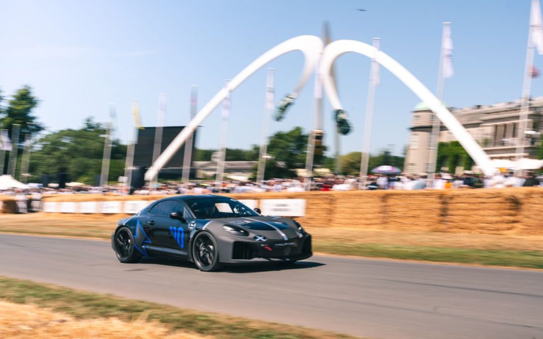 Alpine A110 Future debutta a Goodwood