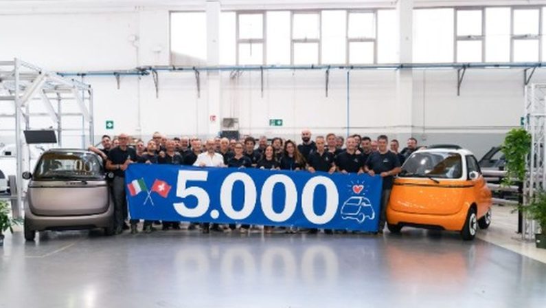 Per Microlino traguardo di 5.000 unità prodotte in Italia