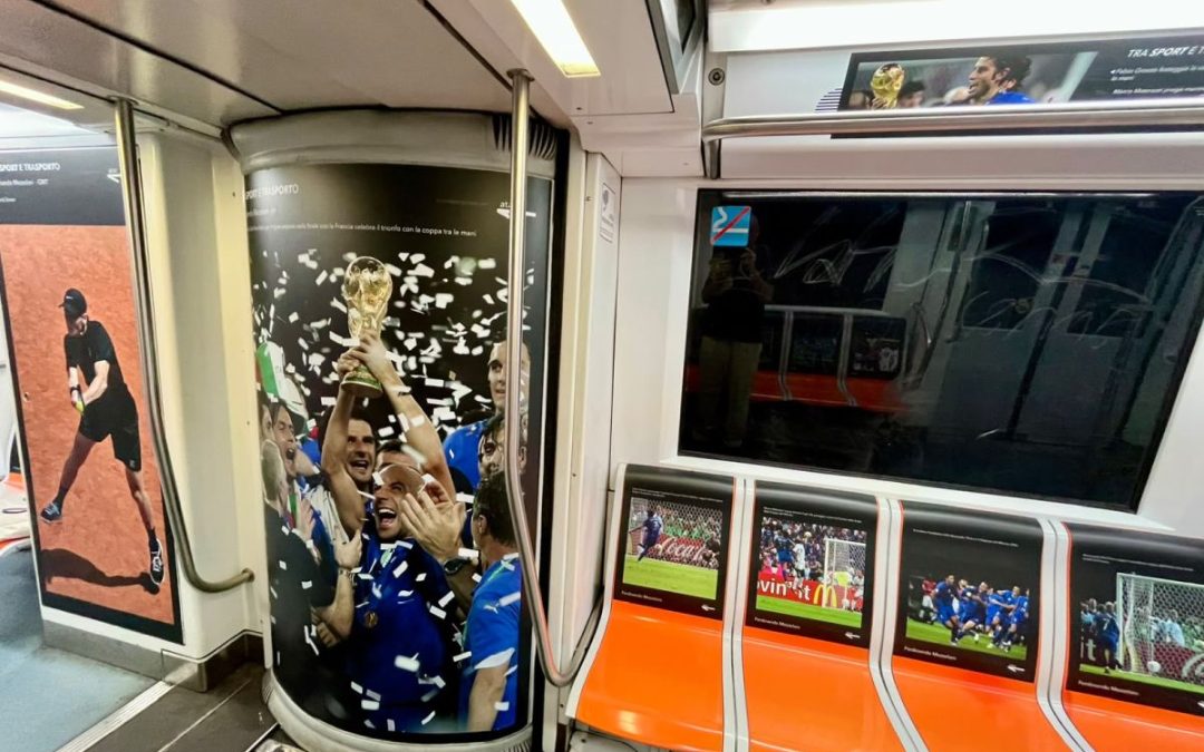 Atac, “Tra sport e trasporto” la mostra di foto nei vagoni della metro A