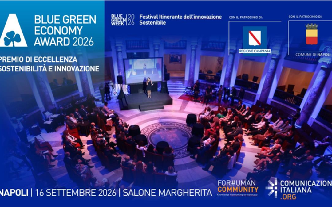 Blue Green Economy Award 2026, pubblicate le aziende finaliste e i Premi Speciali