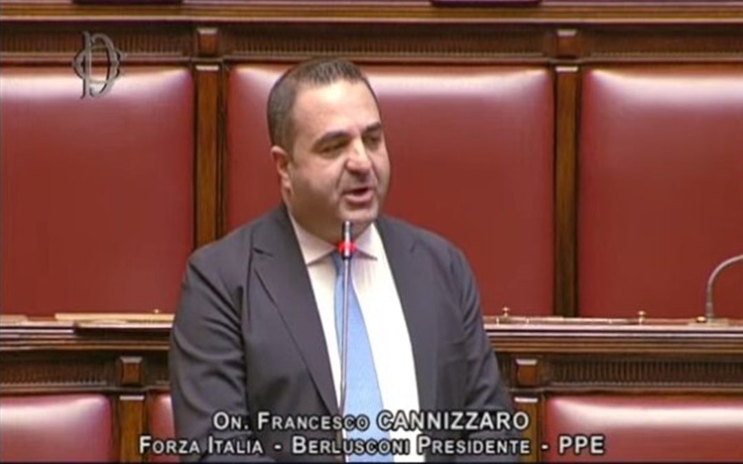 Un intervento di Francesco Cannizzaro alla Camera
