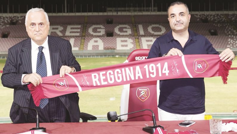 Reggina, ecco Lotito: «Qui per la rinascita»