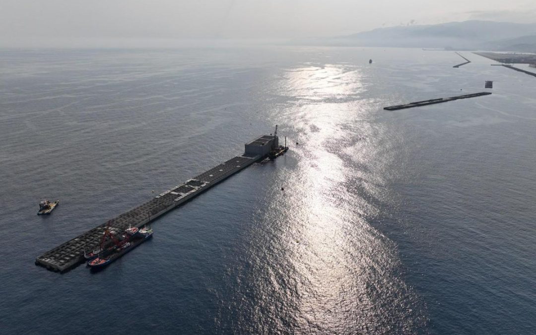 Webuild, la Diga di Genova raggiunge 1.240 metri di estensione