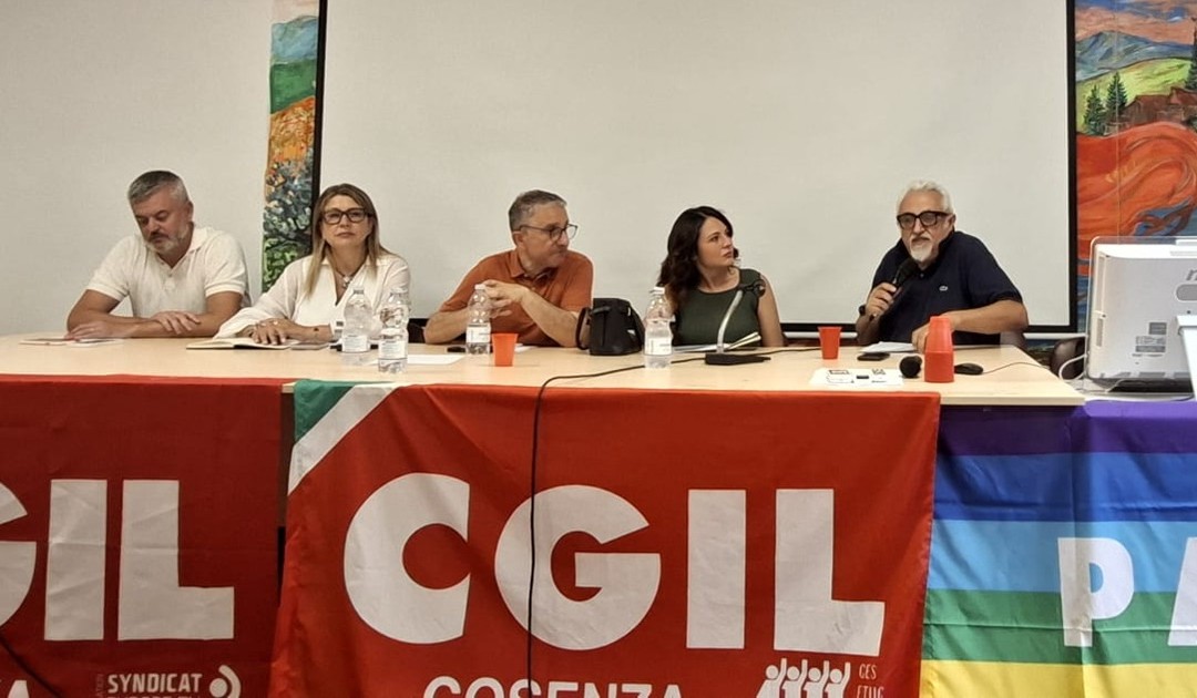 L'iniziativa della Cgil di Cosenza