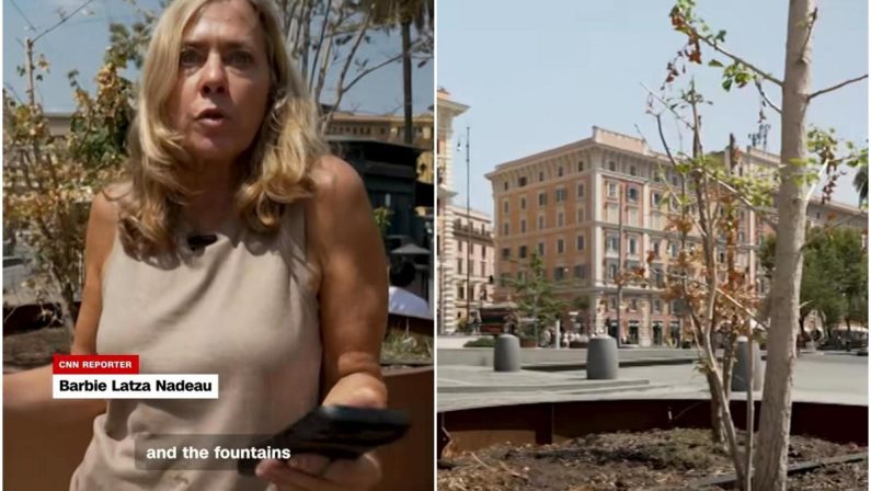 Cnn: “Roma ha speso milioni per riqualificare piazza Risorgimento, ora alberi secchi e fontane non ci sono”