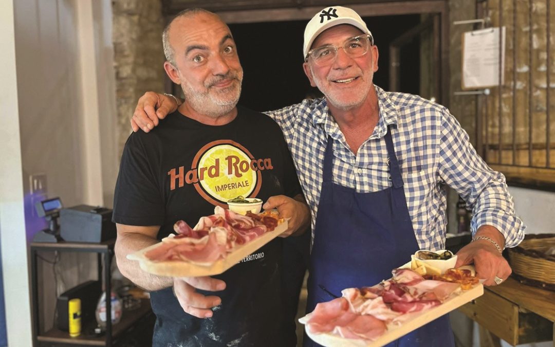 Cosimo Bianco e il suo socio Enzo Arcuri