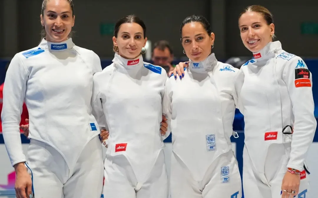 Mondiali di scherma, squadre azzurre di fioretto maschile e spada femminile in finale per l’oro a Hong Kong