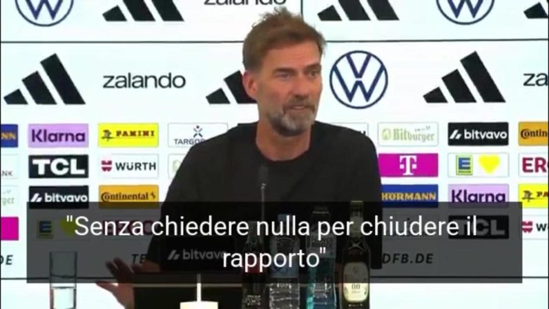 Germania, Klopp ct si presenta con l’aut aut: “Se toccate la mia famiglia me ne vado”