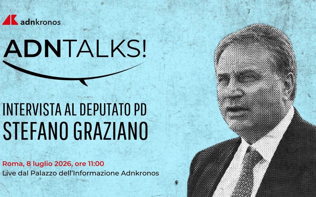 Pd, Stefano Graziano domani alle 11 ospite dell’Adnkronos