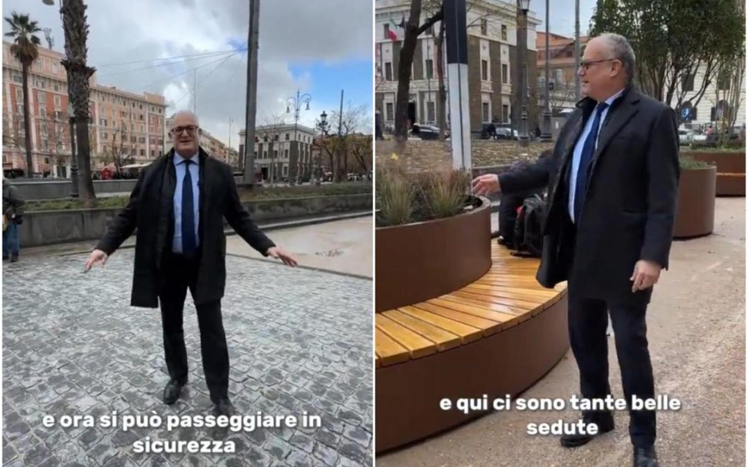 Quando Gualtieri presentava la ‘nuova’ piazza Risorgimento: “Area rinnovata e più bella”