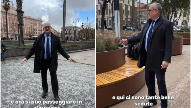 Quando Gualtieri presentava la ‘nuova’ piazza Risorgimento: “Area rinnovata e più bella”