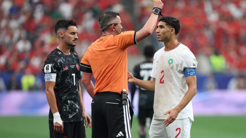 Mondiali, Hakimi provoca una rissa in Canada-Marocco