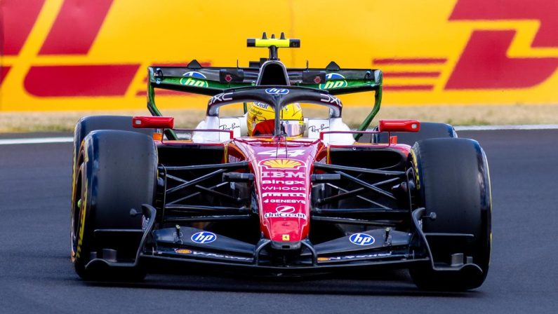Le Ferrari volano nelle libere del Gp d’Ungheria, Hamilton davanti a Leclerc nella seconda sessione