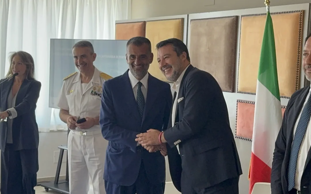 Nuove banchine al porto di Bari, Salvini: “Investimenti senza precedenti in Puglia”