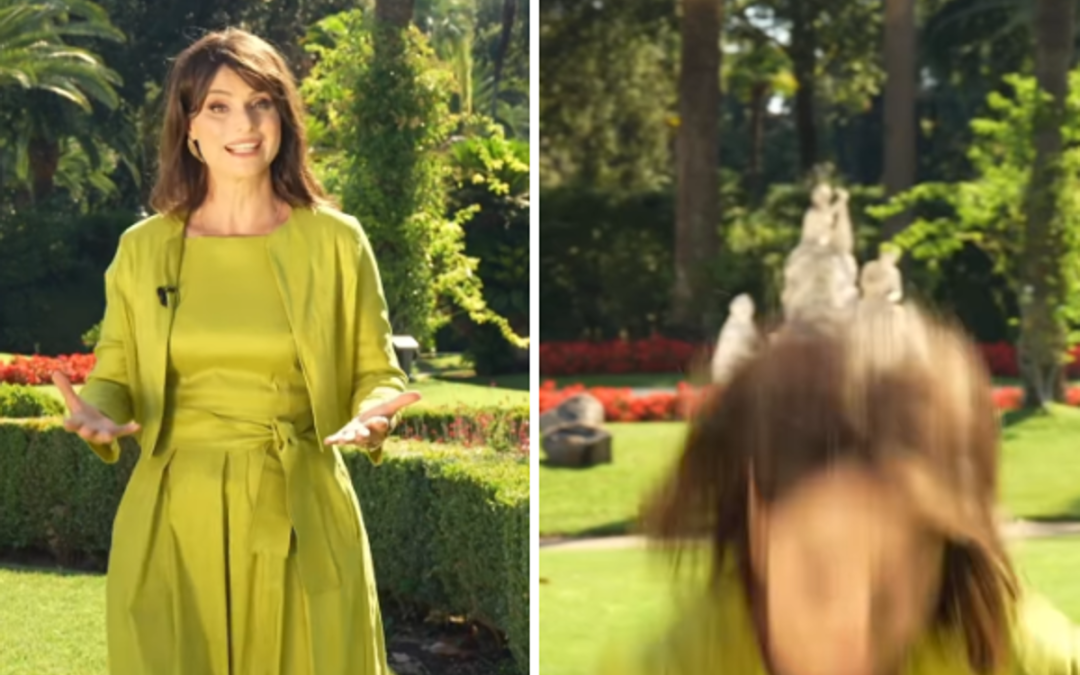 Lorena Bianchetti registra la puntata di ‘A sua immagine’ e… cade: il video social