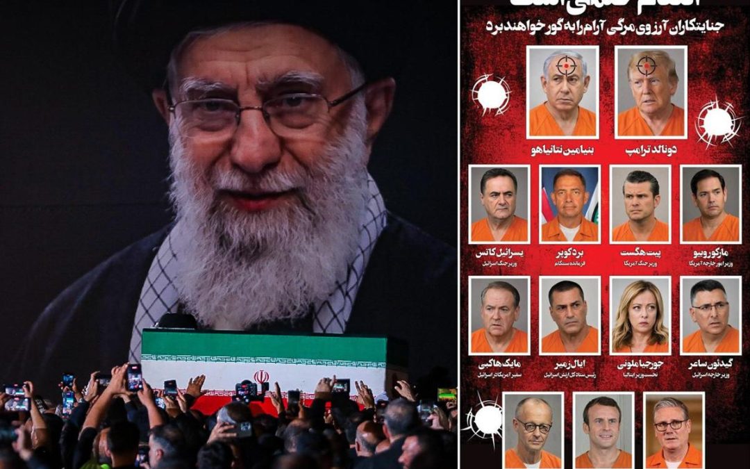 Iran, giornale pubblica foto dei “leader che attendono la vendetta della nazione”: c’è anche Meloni