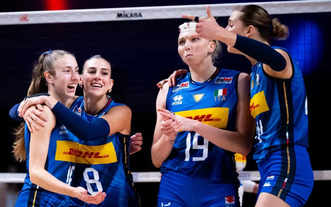 Italia di bronzo nella VNL femminile, battuta la Cina 3-1