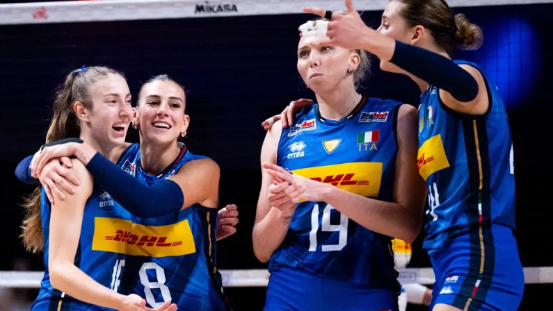 Italia di bronzo nella VNL femminile, battuta la Cina 3-1