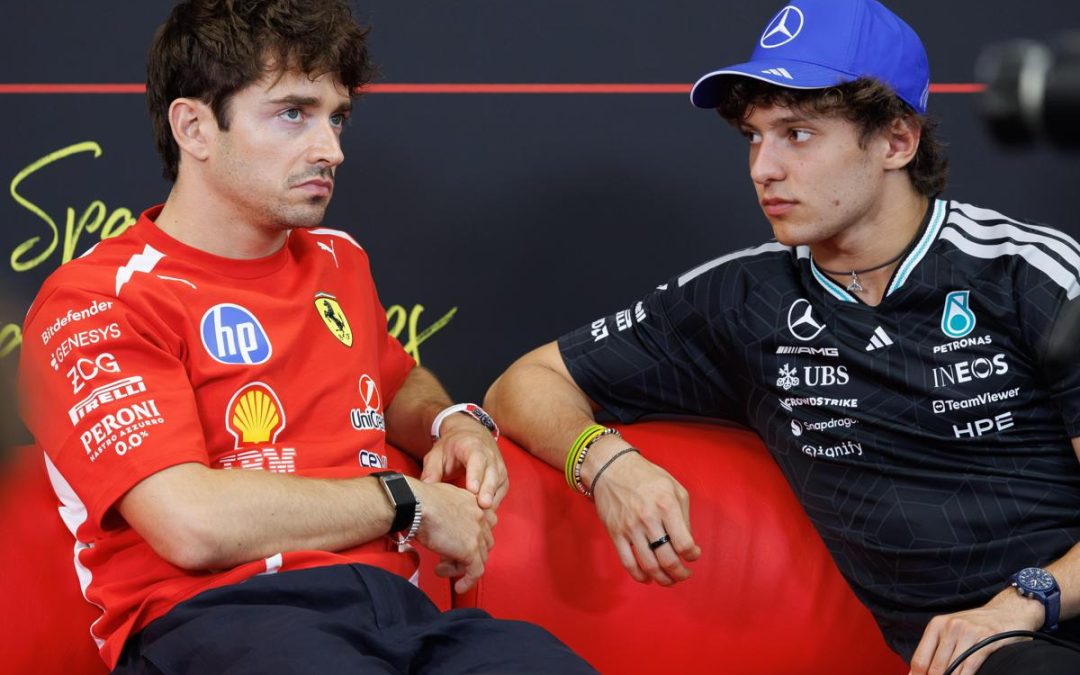 Leclerc: “Se la Ferrari non vincesse il titolo, sarei contento lo vincesse Antonelli, mi rivedo in lui’