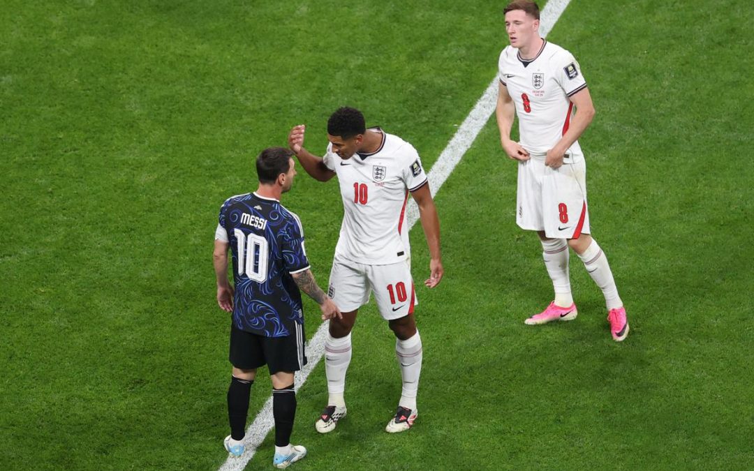 Inghilterra-Argentina, lite tra Messi e Bellingham: rissa in campo