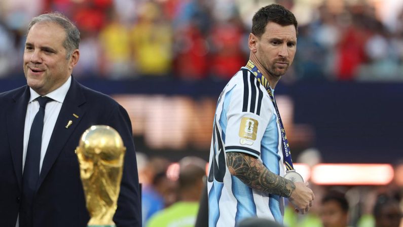 Messi, le critiche di Conte: “In finale la sua peggior prestazione”