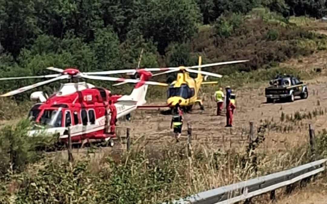 Il soccorsi sul luogo della tragedia