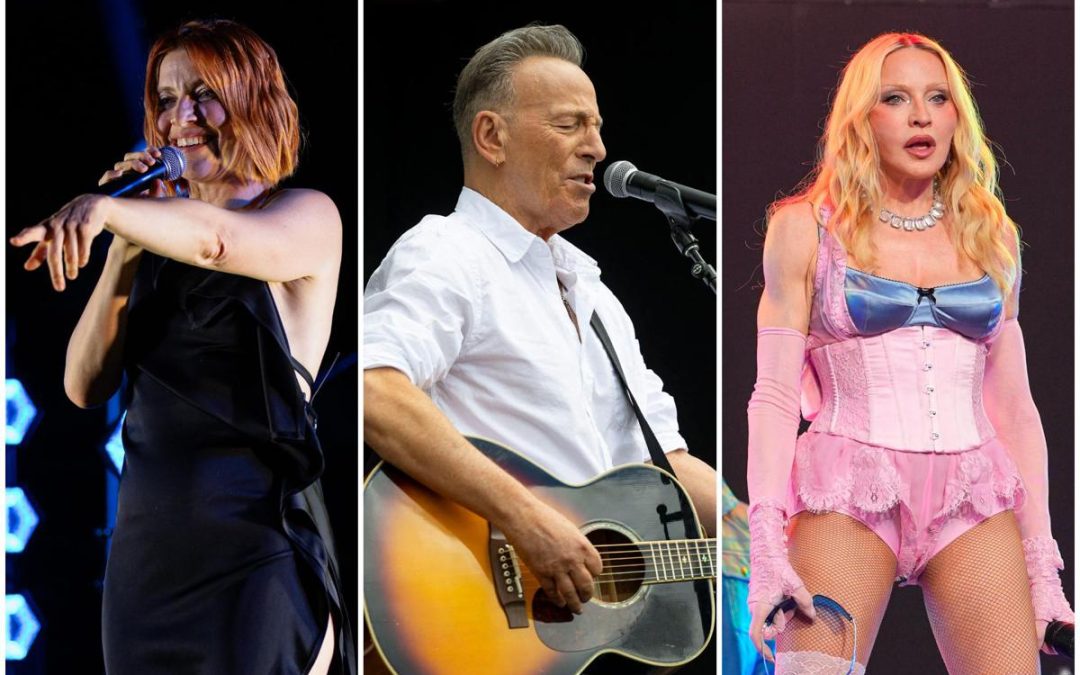 Da Noemi a Springsteen e Madonna, quando il palco ‘tradisce’ le star
