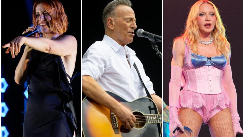 Da Noemi a Springsteen e Madonna, quando il palco ‘tradisce’ le star