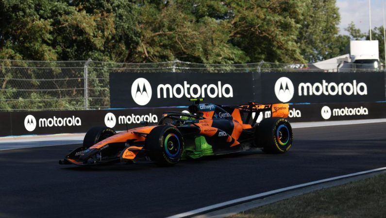 Gp Ungheria, Norris il più veloce nelle terze libere, poi Hamilton e Antonelli