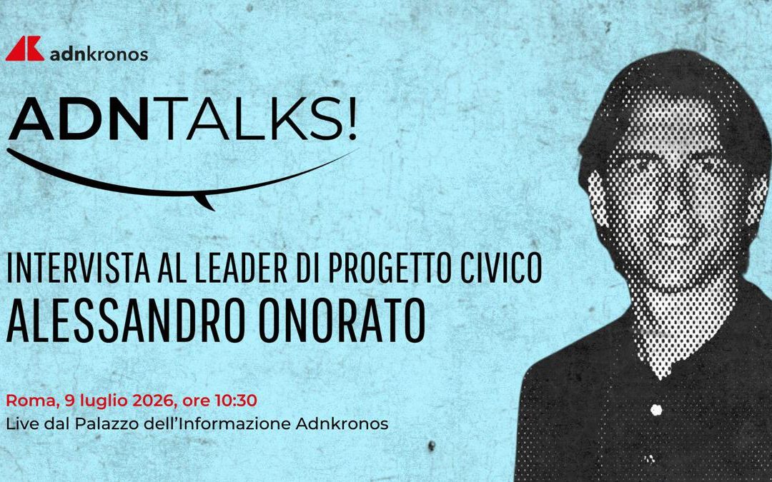 Centrosinistra, Onorato domani alle 10.30 ospite dell’Adnkronos