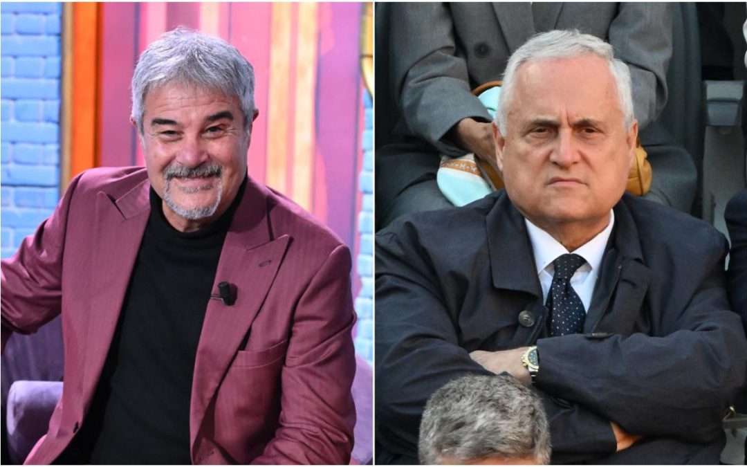 Lazio, la frase choc di Pino Insegno. Il web: “Ha augurato morte a Lotito”