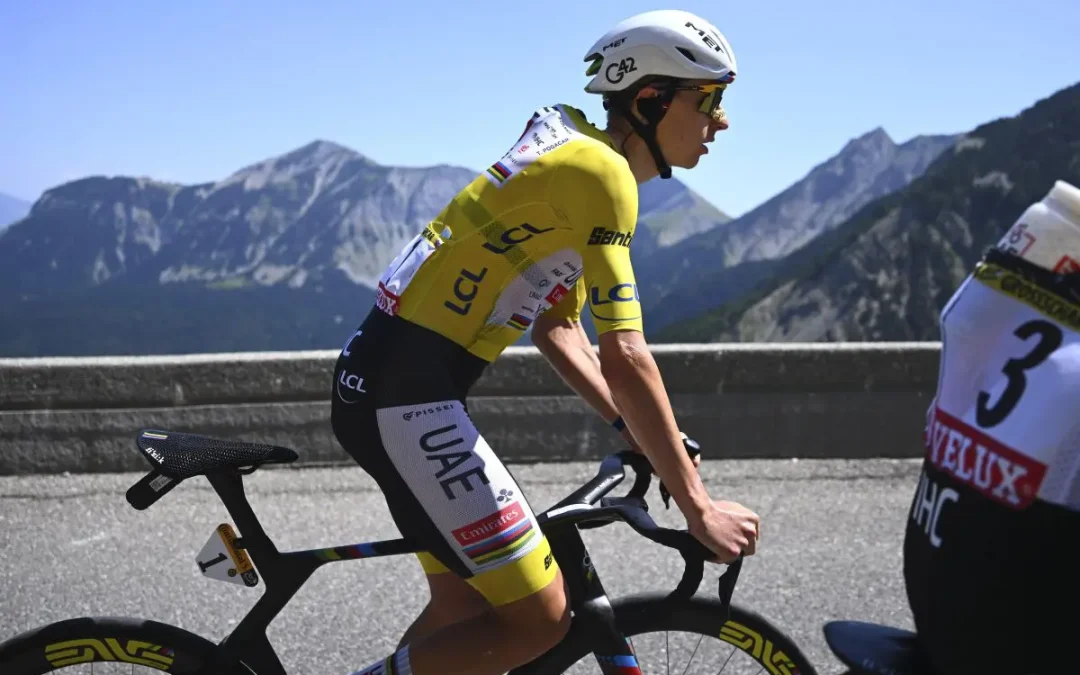 Acuto del leader Pogacar anche sull’Alpe d’Huez, trionfa nella 19^ tappa del Tour de France