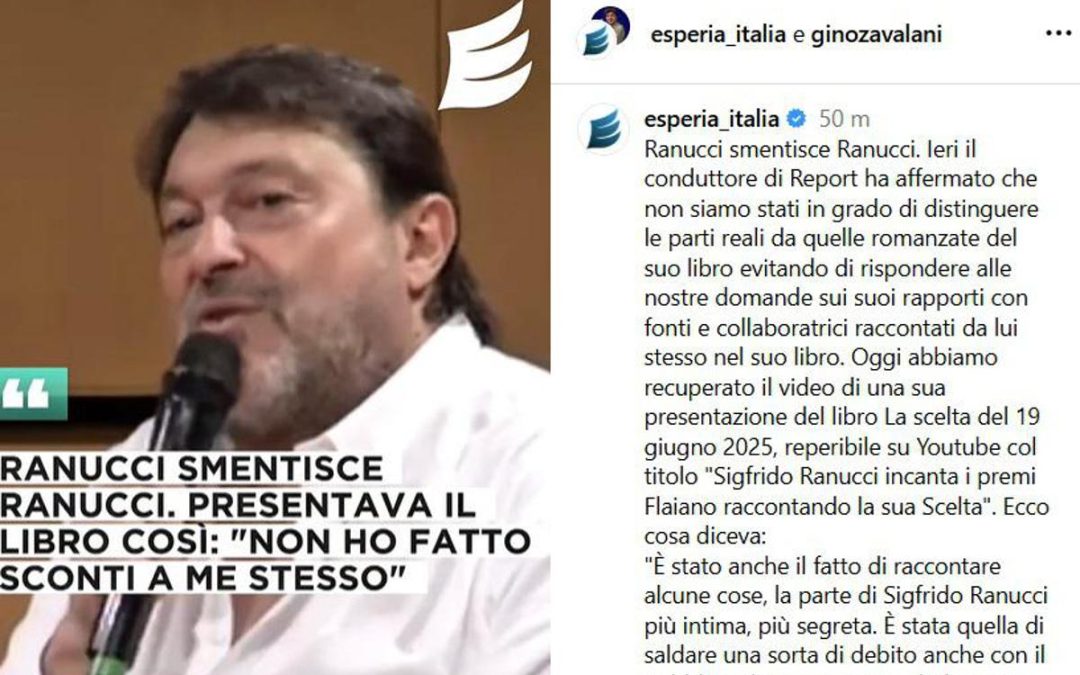 Ranucci, Esperia: “In un video smentisce sé stesso, a quale versione dobbiamo credere?”