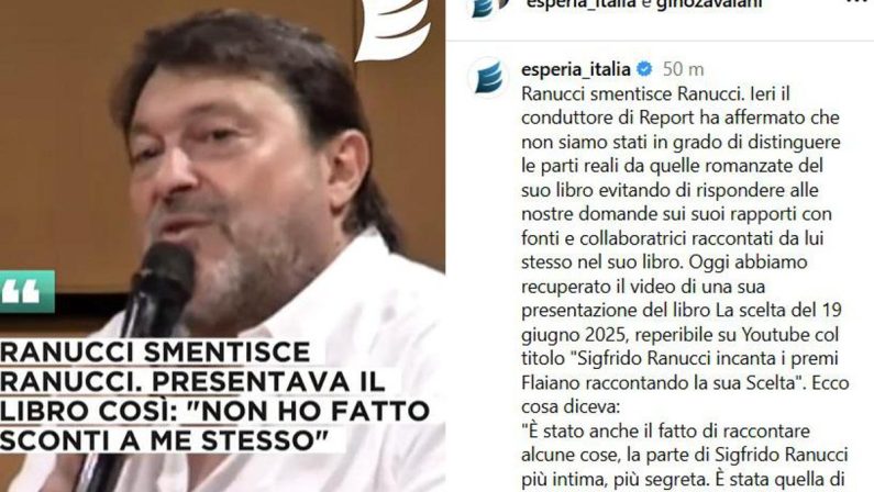 Ranucci, Esperia: “In un video smentisce sé stesso, a quale versione dobbiamo credere?”