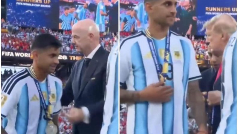 Mondiali, la finale di Trump: fischi, Rodri lo caccia e Romero… non lo saluta