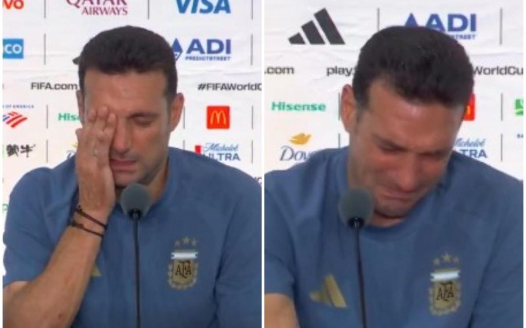 Argentina, Scaloni scoppia a piangere e abbandona conferenza