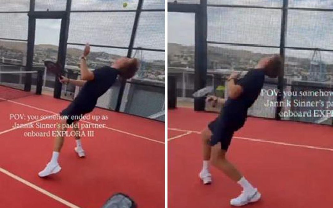 Sinner, il padel fa male: Jannik ‘preso a pallate’