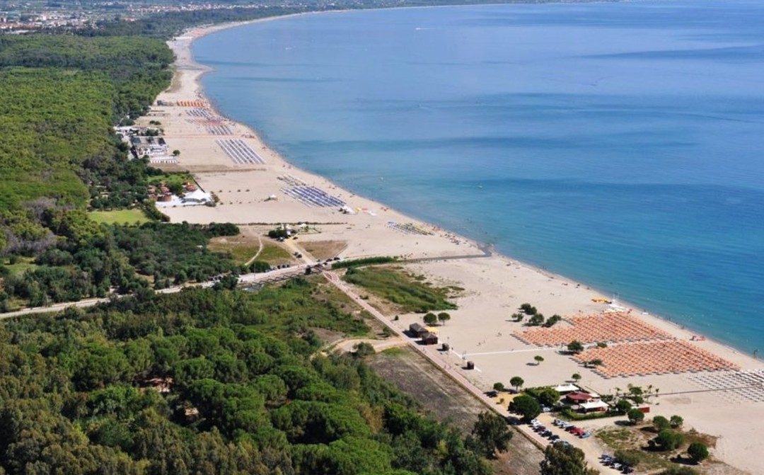 La spiaggia di Marina di Sibari