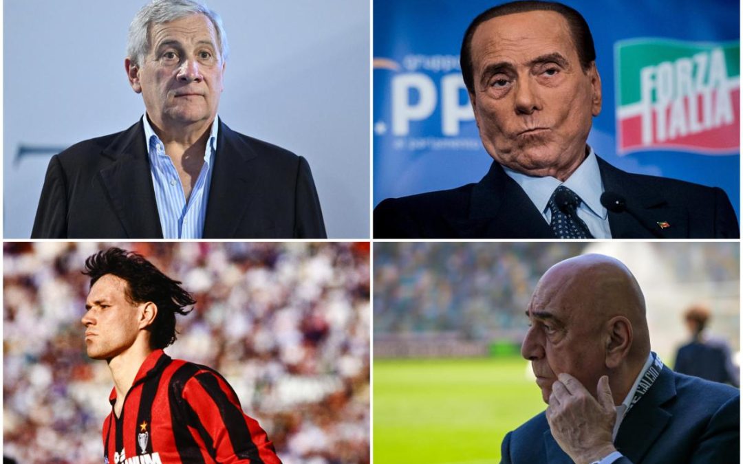 Forza Italia, Tajani: “Berlusconi non c’è più: partito cambi come Milan dopo Van Basten”. E Galliani: “Arrivò Lapadula e finimmo settimi”