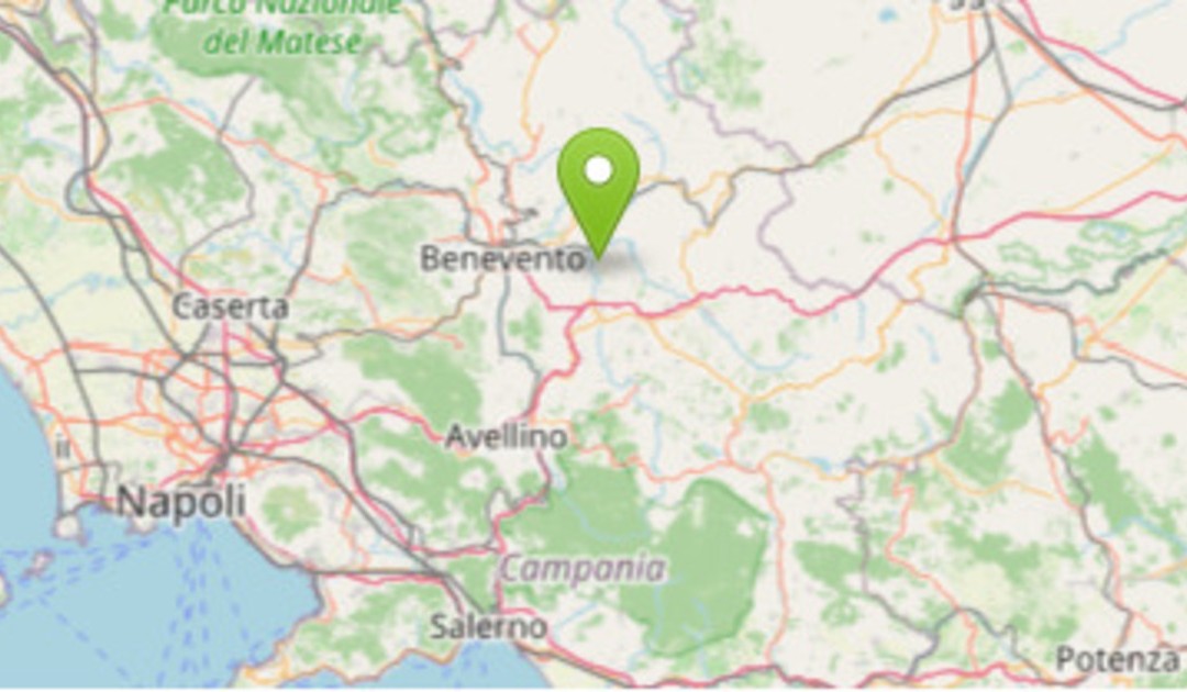 Scossa di terremoto nel Sannio con epicentro ad Apice