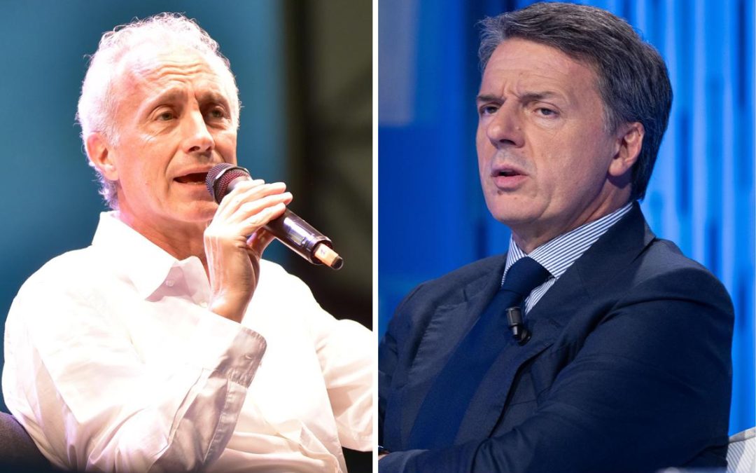 Travaglio: “Godo quando la Nazionale perde”. Renzi: “Fiero di non essere come te”