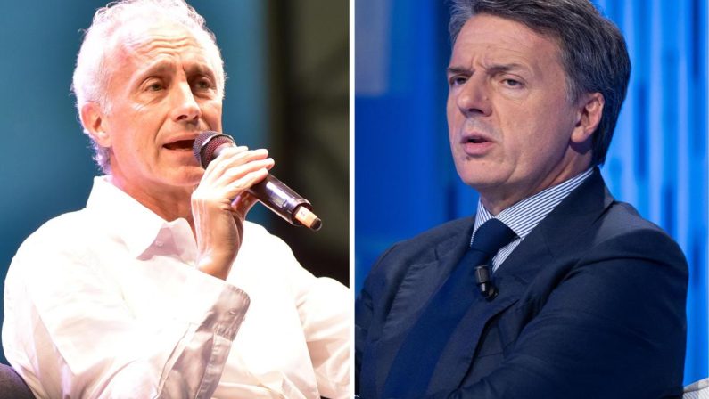 Travaglio: “Godo quando la Nazionale perde”. Renzi: “Fiero di non essere come te”